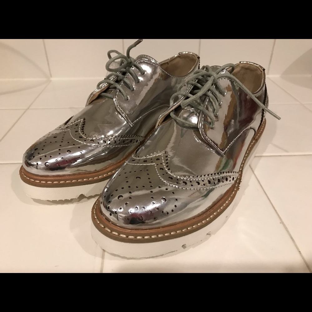 Silver shoes